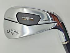 CALLAWAY ROGUE ST PRO 7 IRON MEN'S RH STIFF ELEVATE VSS 95 DEMO 37" 2° UPRIGHT