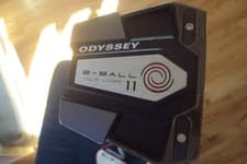 Odyssey Eleven Tour Lined mallet putter 34". w/headcover Stroke Lab