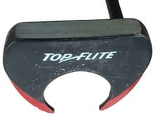 Top Flite XL Putter 34" Steel Shaft Mens RH Black & Red - Excellent Condition