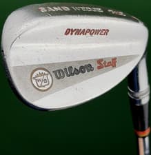 Vintage Wilson Staff Dynapower Fluid Feel Sand SW Wedge Steel Stiff Flex RH