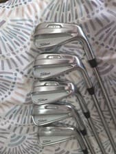 Titleist T100 2021 Iron Set 6-PW True Temper AMT Tour White S300 Stiff Mens RH