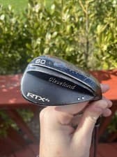 Cleveland RTX 4 Black Satin LobWedge 60°9 Stiff Dynamic Gold Steel RH Tour Issue